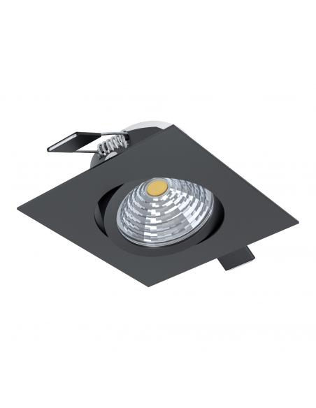 EGLO 98611 - SALICETO Recessed LED Lamp in Black Aluminum