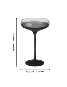 BATHURST Margarita Cup Black Transp 2