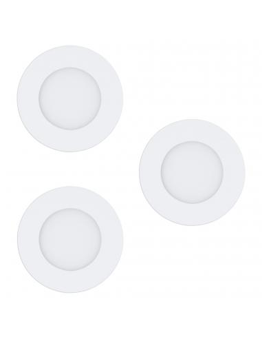 EGLO 32881 - FUEVA-C Lámpara Empotrable LED en Fundición de metal blanco y Acrílico