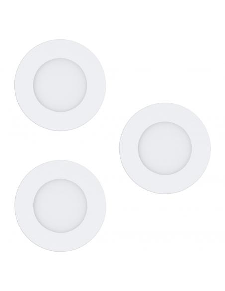 EGLO 32881 - FUEVA-C LED Recessed Lamp in White Metal Cast and Acrylic