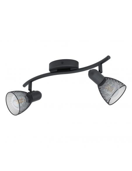 EGLO 98622 - CAROVIGNO LED spotlight in black steel
