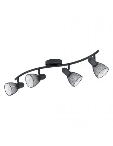 EGLO 98623 - CAROVIGNO LED spotlight in black steel