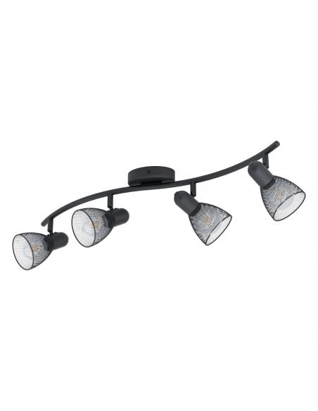 EGLO 98623 - CAROVIGNO LED spotlight in black steel