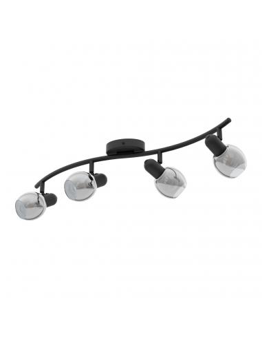 EGLO 98626 - POLLICA LED spotlight in black steel