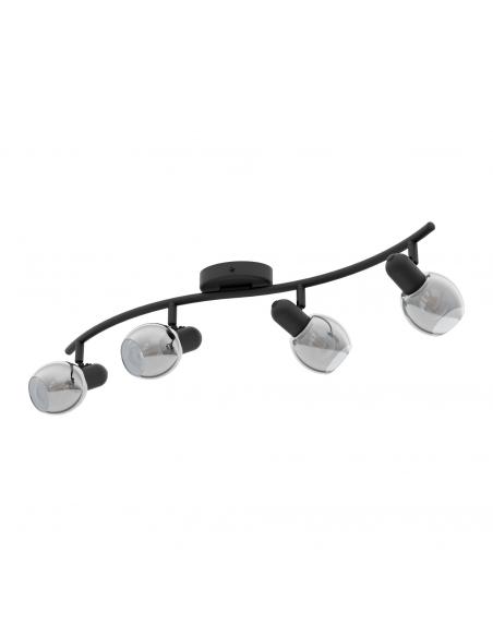 EGLO 98626 - POLLICA LED spotlight in black steel