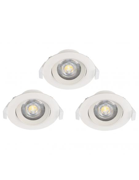 EGLO 32896 - SARTIANO Lámpara Empotrable LED en Acrílico blanco
