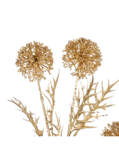 MIADOL Flor Artificial Oro 2