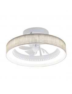 FAN TOASTED LINEN ARCH 50CM 5 LED BLADES 40W