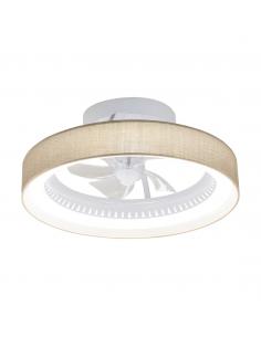 FAN WHITE ARCH-SACK 50CM 5 LED BLADES 40W