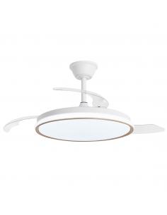 FAN DUBLIN LIGHT WOOD 50 CM 3 BLADES