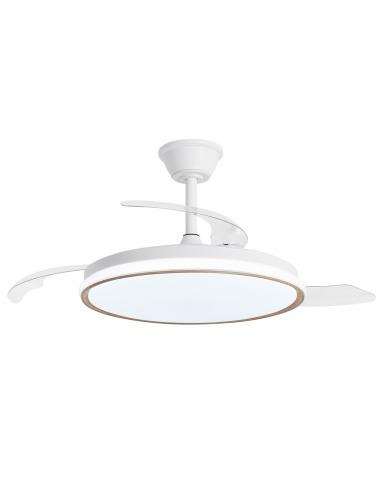 FAN DUBLIN LIGHT WOOD 50 CM 3 BLADES