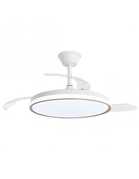 FAN DUBLIN LIGHT WOOD 50 CM 3 BLADES