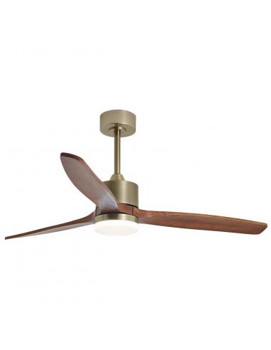 FAN MADEIRA LEATHER-MADER 132CMS 3 BLADES