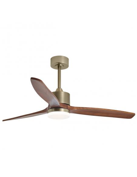 FAN MADEIRA LEATHER-MADER 132CMS 3 BLADES