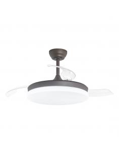 FAN MINI COFFEE MALT 40 CM 3 LED PADDLES 36W