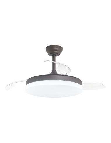 FAN MINI COFFEE MALT 40 CM 3 LED PADDLES 36W