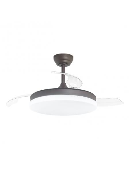 FAN MINI COFFEE MALT 40 CM 3 LED PADDLES 36W