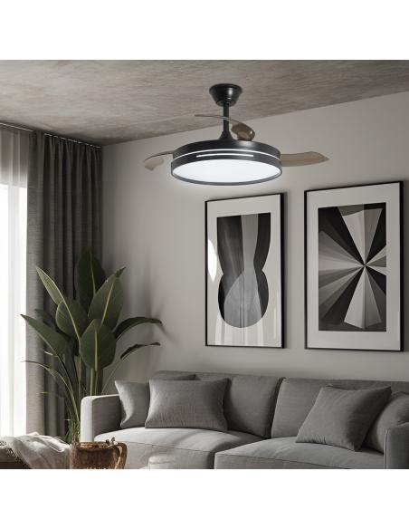 FAN BLACK TOGO 50CMS 3 BLADES