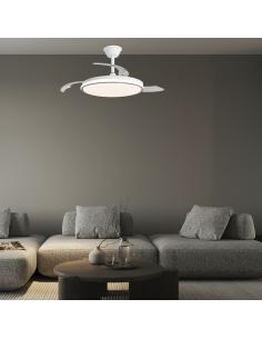 FAN DUBLIN DARK WOOD 50 CM 3 BLADES 2