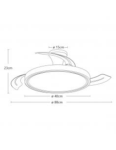 FAN KUPER WHITE 40CMS 3 BLADES 2