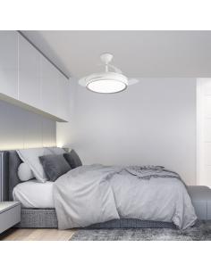 FAN WHITE-SILVER FILE 50 CM 3 BLADES 2