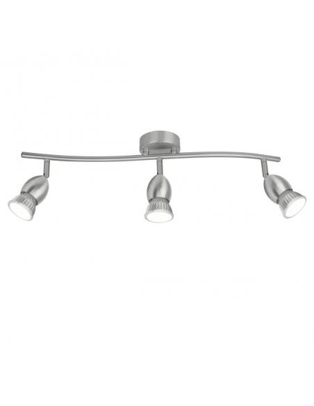3L BULLET NICKEL SATIN STRIP 3 X 40W GU-10