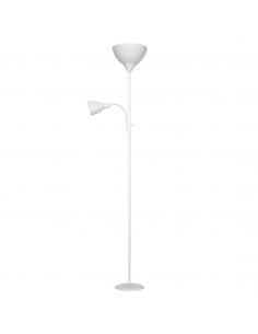 PIE DE SALON KOPEN BLANCO C/L 1 X 60W E-27 + 1 X 40W E14