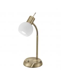 OPAL LEATHER TABLE LAMP 1 X 40W E-14