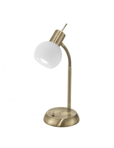 OPAL LEATHER TABLE LAMP 1 X 40W E-14