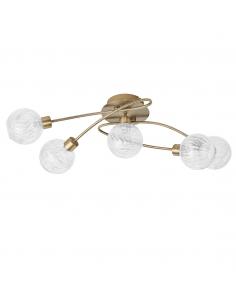 5L ROLO LEATHER CEILING LIGHT 5 X 40W G-9