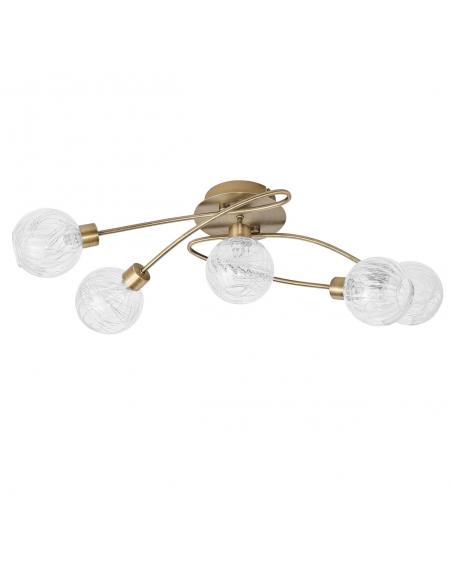 5L ROLO LEATHER CEILING LIGHT 5 X 40W G-9
