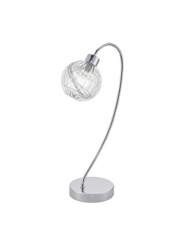 ROLO CHROME TABLE LAMP 1 X 40W G-9
