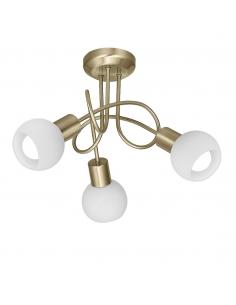 3L OPAL LEATHER CEILING LIGHT 3 X 40W E-14