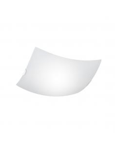 NOMAD SQUARE WHITE CEILING LIGHT 2 X 60W E-27 - 30CM