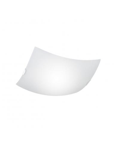 NOMAD SQUARE WHITE CEILING LIGHT 2 X 60W E-27 - 30CM