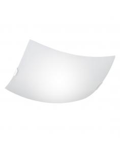 NOMAD SQUARE WHITE CEILING LIGHT 3 X 60W E-27 - 40CM