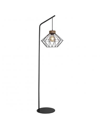ANTIBES BLACK-WOOD LIVING ROOM FOOT 1 X 60W E-27