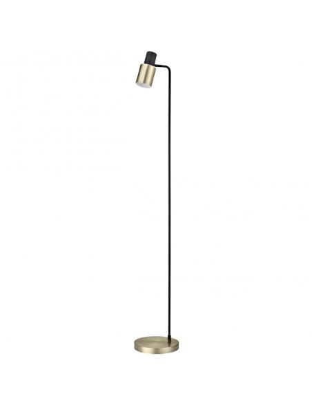 PIE SALON MAENA NEGRO-LATON 1 X 40W E-14