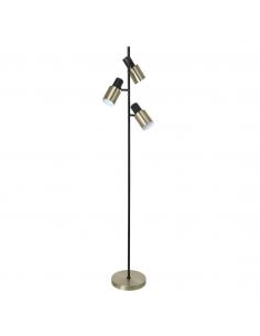 PIE SALON 3L.MAENA NEGRO-LATON 3 X 40W E-14