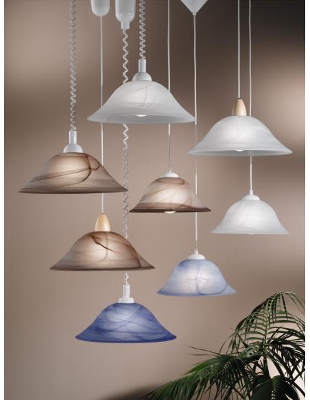 EGLO 3362 - ALESSANDRA Acrylic and alabaster glass pendant lamp