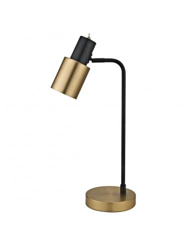 SOBREMESA 1L MAENA NEGRO-LATON 1 X 40W E-14