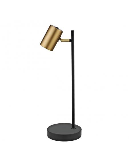SOBREMESA 1L PAROS NEGRO-CUERO 1 X 10W GU-10