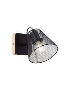 UTRECH BLACK WALL LIGHT 1 X 40W E-14