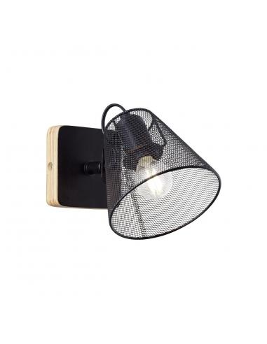 UTRECH BLACK WALL LIGHT 1 X 40W E-14