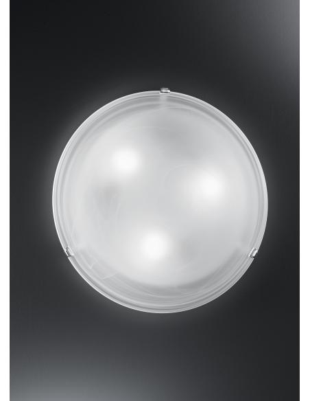 EGLO 7186 - SALOME Wall / ceiling lamp in Steel and Alabaster Glass