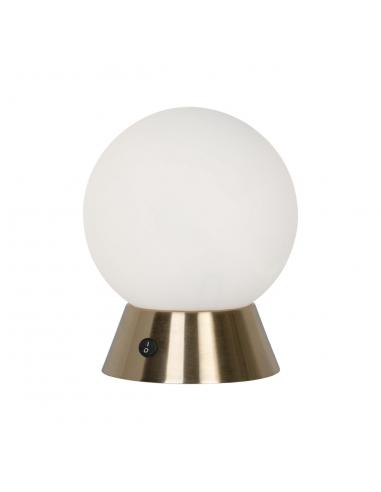 BEN OPAL GLASS TABLE LAMP 1 X 40W E-14