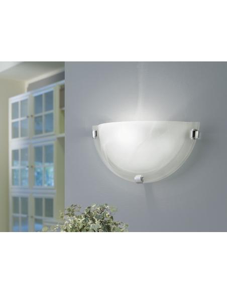 EGLO 7188 - SALOME Wall lamp in Steel and Alabaster Glass