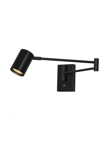 ROMEO BLACK METAL WALL LIGHT 1 X 50W GU10