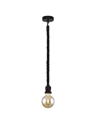 1L. ROPE BLACK ROPE PENDANT 1 X 60W E-27