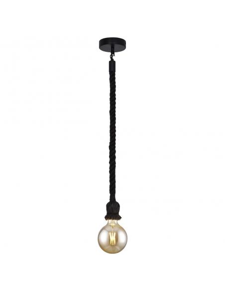 1L. ROPE BLACK ROPE PENDANT 1 X 60W E-27